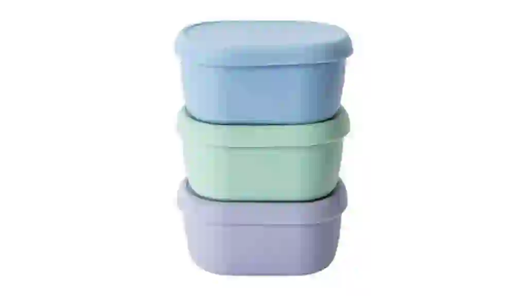 Silicone Snack Containers 3-Pack 6.7oz