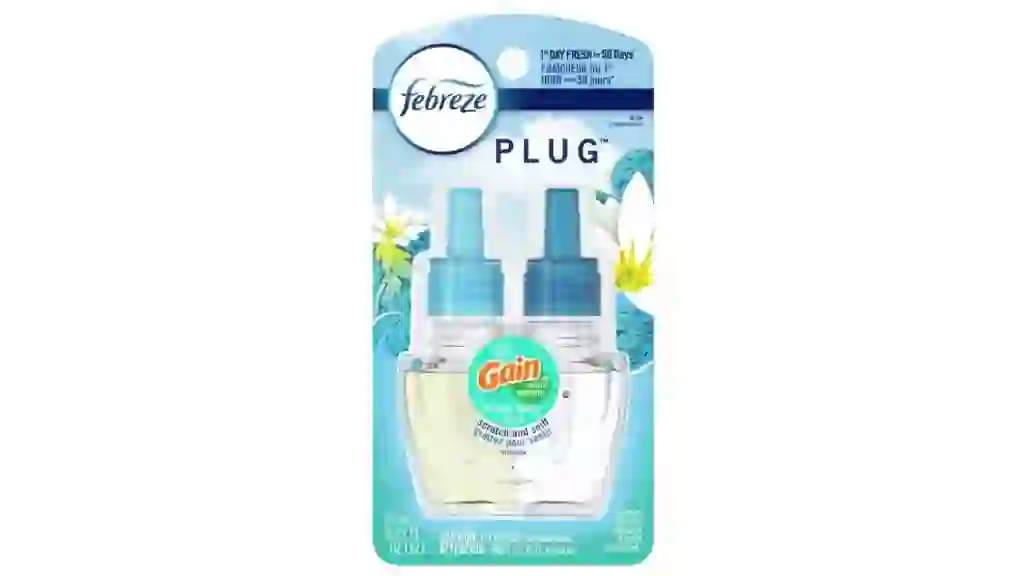 Febreze Odor-Eliminating Fade Defy PLUG Air Freshener Refill, Gain Honey Berry Hula, 0.87 fl.oz.