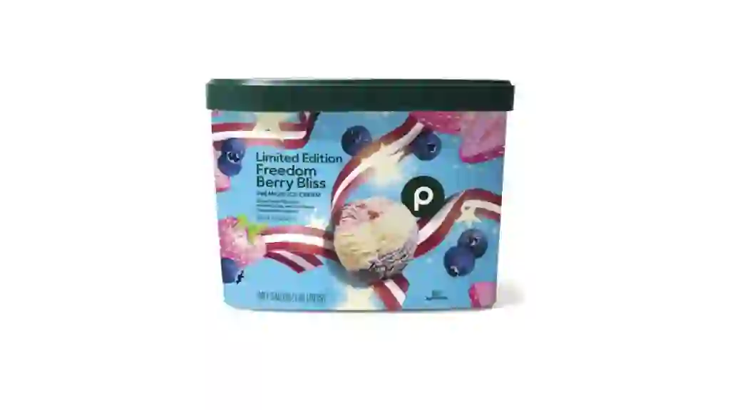 Publix Limited Edition Freedom Berry Bliss Ice Cream