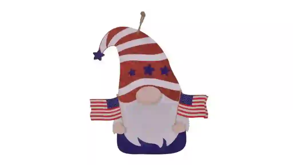 Patriotic Gnomes 4t of July Wall Decorations