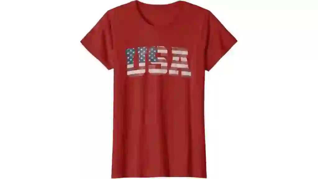 USA US Flag Patriotic 4th of July America T-Shirt