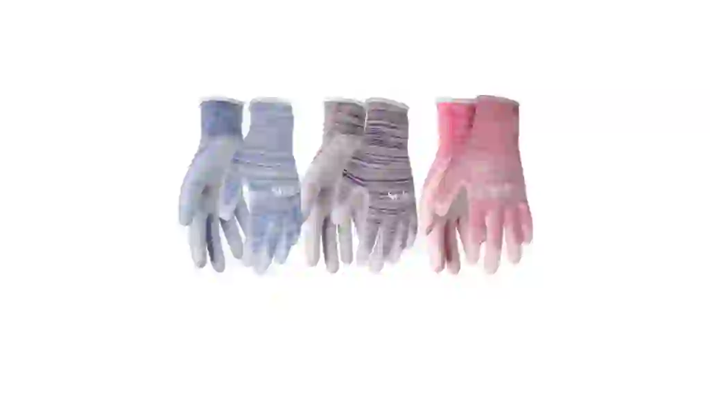 Style Selections Medium Polyurethane dipped Polyester Gardening Gloves 3 -Pairs