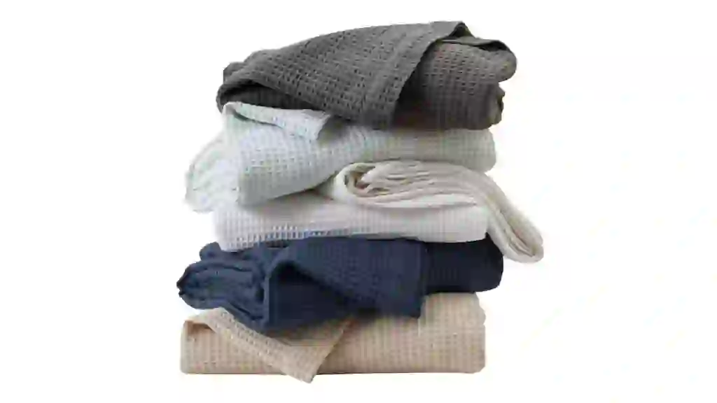 100% Cotton Waffle Weave All-Season Bed Blanket - Great Bay Home