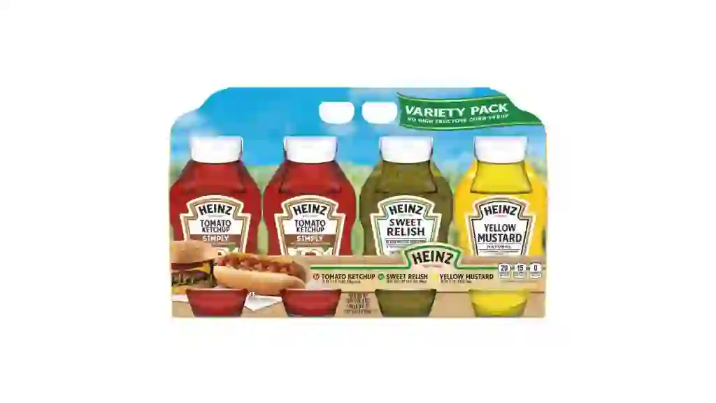 Heinz, Ketchup, Relish, Mustard Picnic Pack, 4-count