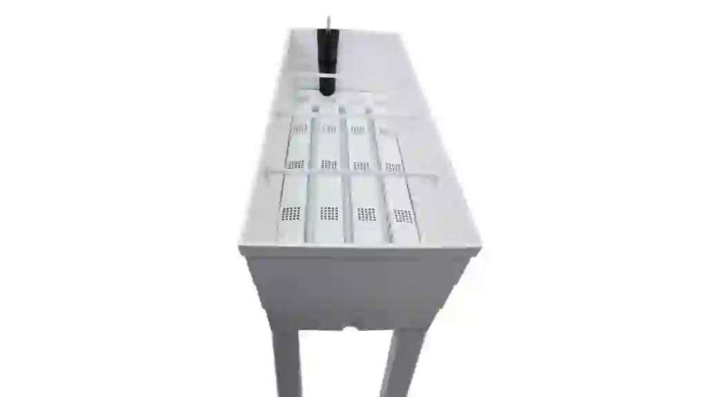 EMSCO GROUP 3-cu ft 13.25-in W x 33-in L x 28.75-in H Elevated White Resin Raised Garden Bed