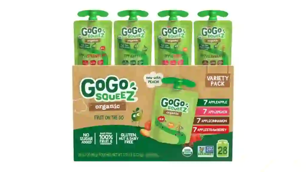 GoGo SqueeZ Organic Applesauce Variety Pack Costco