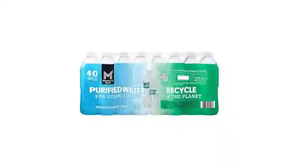 Member's Mark Purified Water 16.9 fl. oz. 40 pk. Sams Club