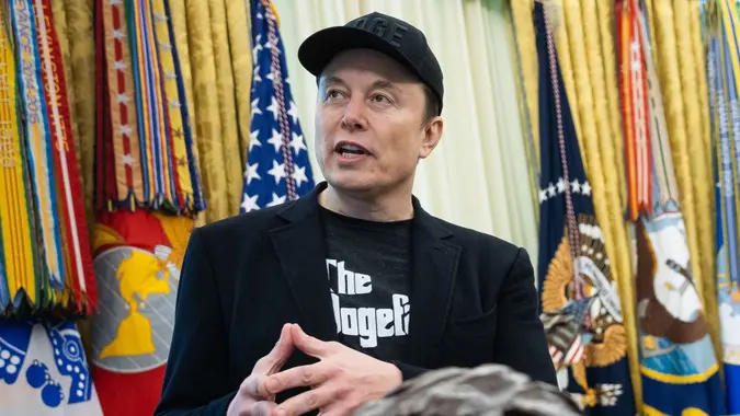 Elon Musk and President Donald Trump Hold a Press Conference, Washington, District of Columbia, United States - 30 May 2025