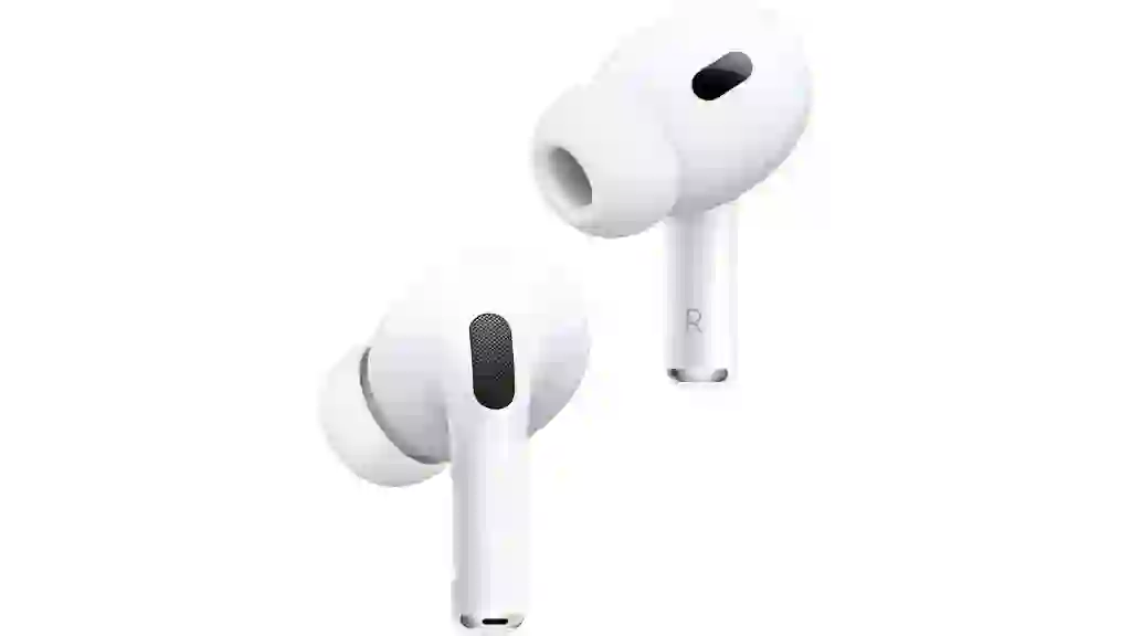 Apple AirPods Pro 2 Wireless Earbuds, Active Noise Cancellation, Hearing Aid Feature, Bluetooth Headphones, Transparency, Personalized Spatial Audio, High-Fidelity Sound, H2 Chip, USB-C Charging