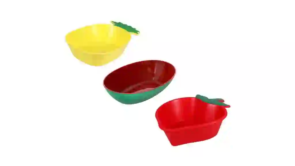 Plastic Fruit Shaped Bowls