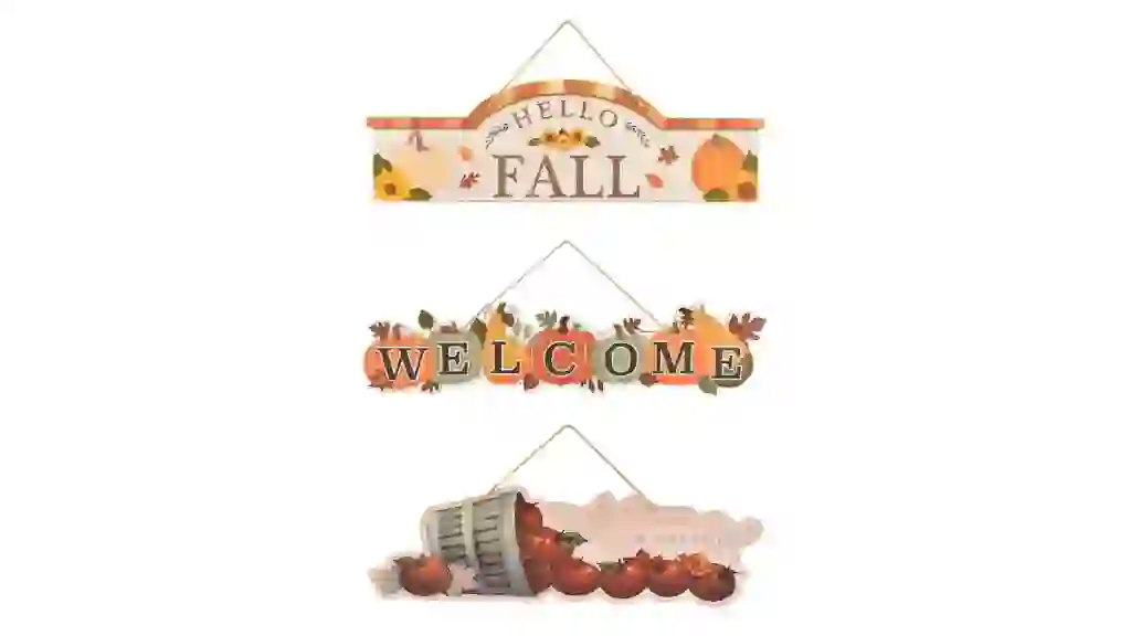 Horizontal Harvest Decor Sign, 1-ct.
