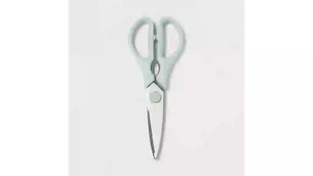 Kitchen Shears Mint Green - Room Essentialsâ„¢: Stainless Steel Blade, Hand Wash, 3" Blade, ABS Handle, Kitchen Scissors