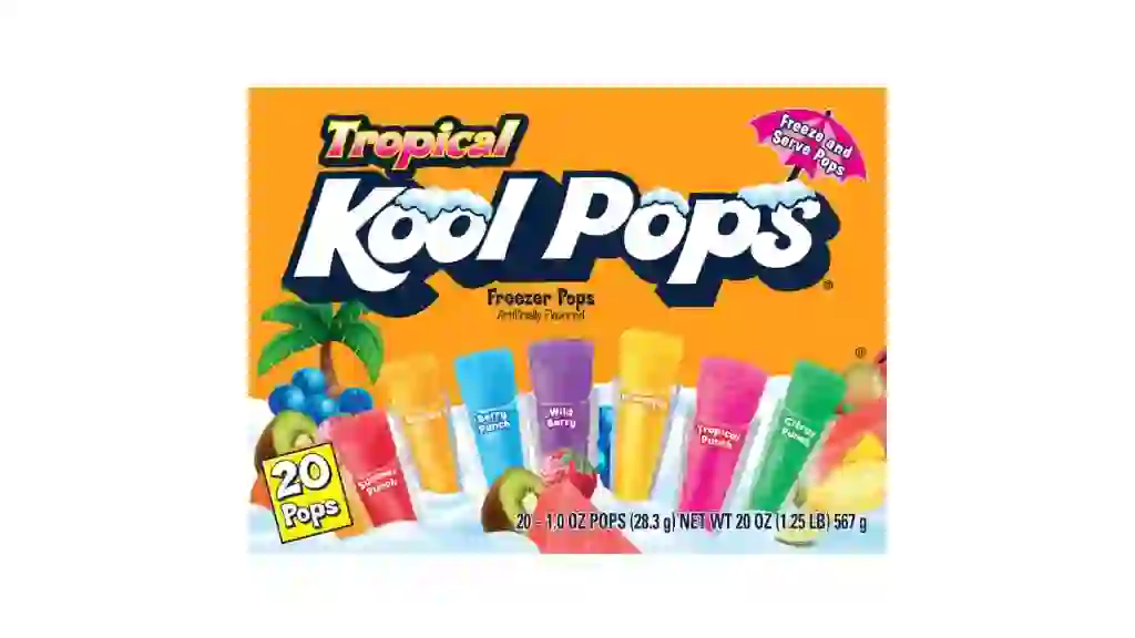 Kool Pops Freezer Bars - Tropical Flavors, 16 and 20 ct.