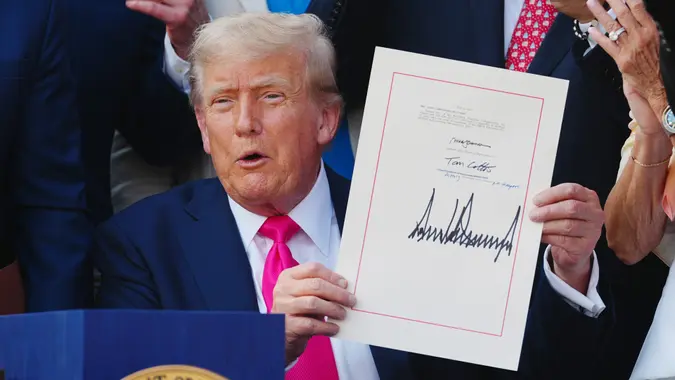 President Trump Signs Tax Bill at the White House in Washington