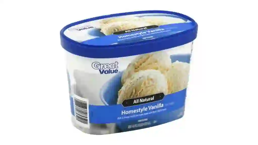 Great Value Homestyle Vanilla Ice Cream, 48 fl oz