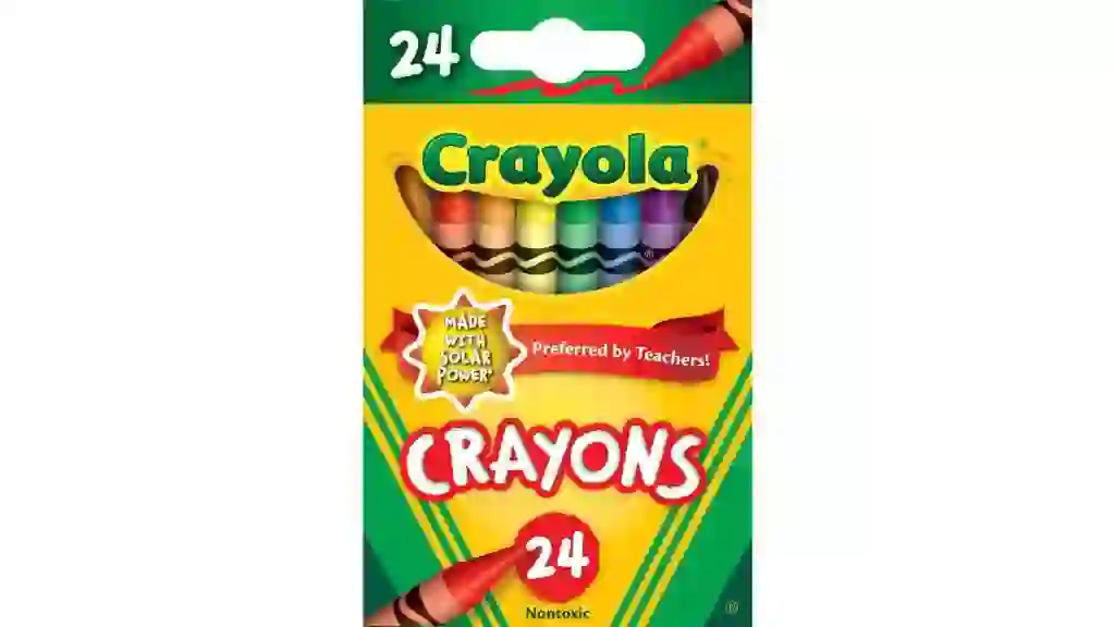 Crayola 24ct Crayons Kids School Supplies Art Classroom Must Haves for Teachers Coloring Gift Ages 3+