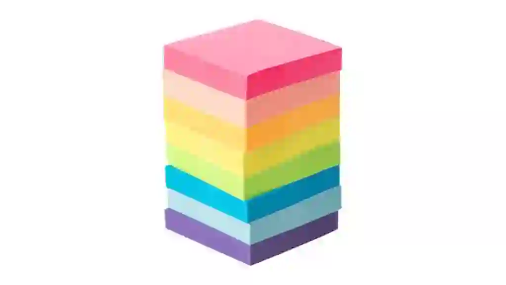 Rainbow Sticky Notes