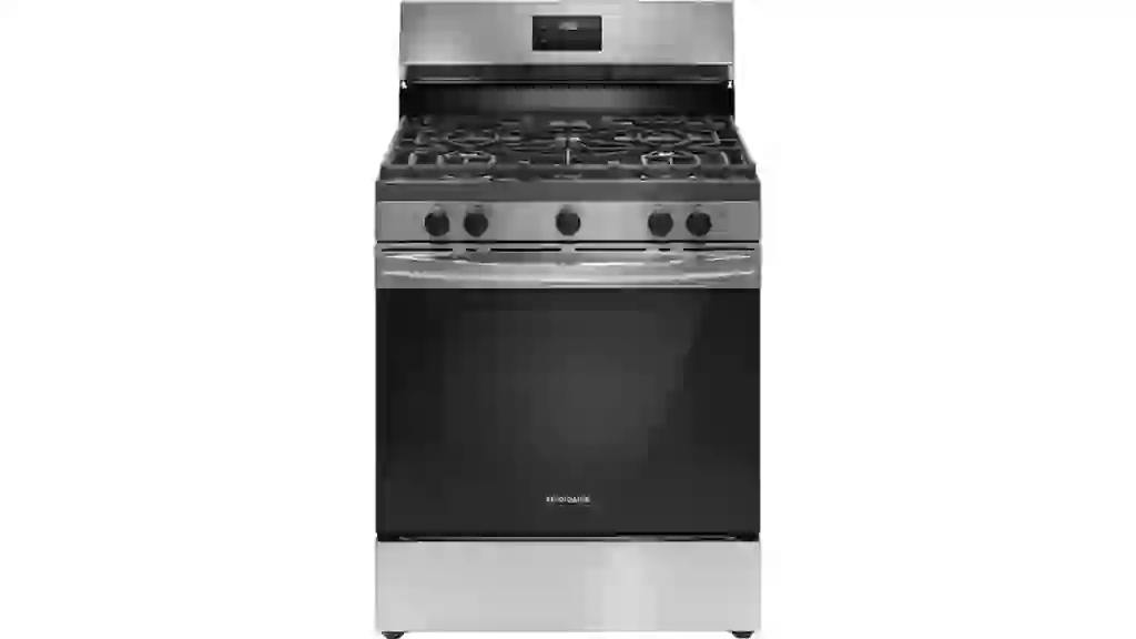 30 in. 5 Burner Freestanding Gas Range in Stainless Steel with Quick Boil and Even Baking Technology