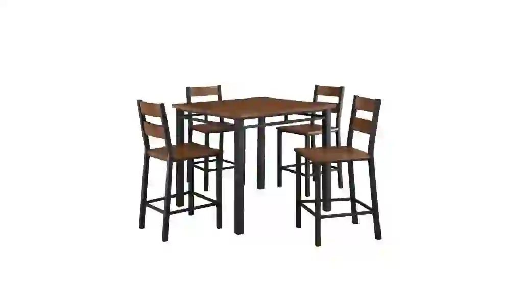 Better Homes & Gardens Austen 5-Piece Counter Height Dining Set, Vintage Oak