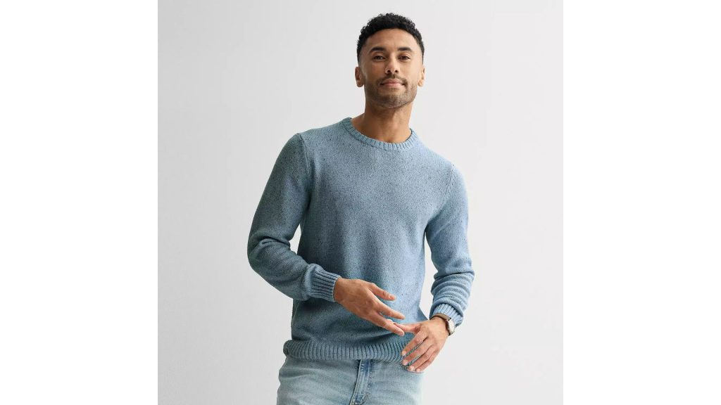 Men's Sonoma Goods For Life Heavyweight Crewneck Sweater sold at Kohl's.
