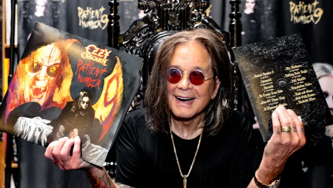September 10, 2022, Long Beach, California, USA: Saturday, September 10th, 2022, Long Beach, California, USA: Rock and Roll Hall of Fame Inductee Ozzy Osbourne appears at an in-store signing  at Fingerprints Records in support of his new album ''Patient Number 9''.