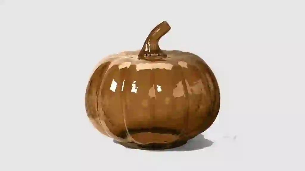 Threshold Amber Glass Pumpkin Target