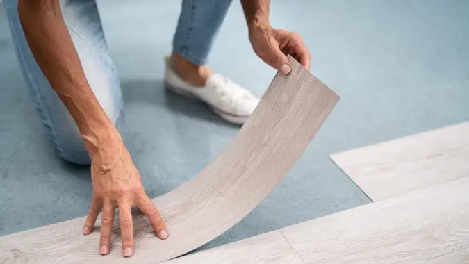 Installing New Vinyl Laminate.