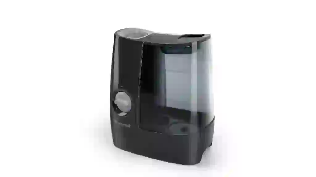 Honeywell HWM845 Warm Mist Humidifier with Essential Oil Cup Filter Free Black: Quiet Operation, 24-Hour Run Time, ETL Listed