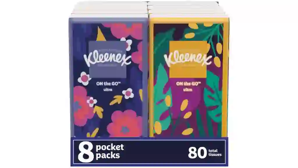 Kleenex On-the-Go 3-Ply Anti-Viral and Cool Touch Facial Tissue Target