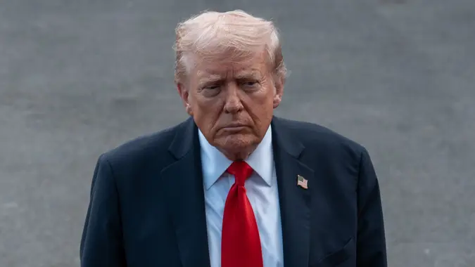 President Trump Leaves The White House On 9/11, Washington, District of Columbia, USA - 11 Sep 2025