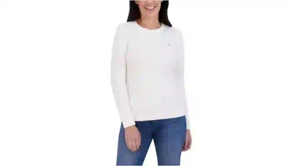 Tommy Hilfiger Women's Cable Knit Sweater Costco