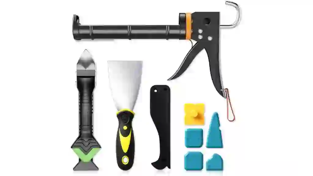 Caulk Gun and Weatherproofing Caulk