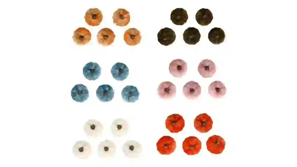 Crafters Square Mini Soft Pumpkin Decorations, 5-ct. Packs