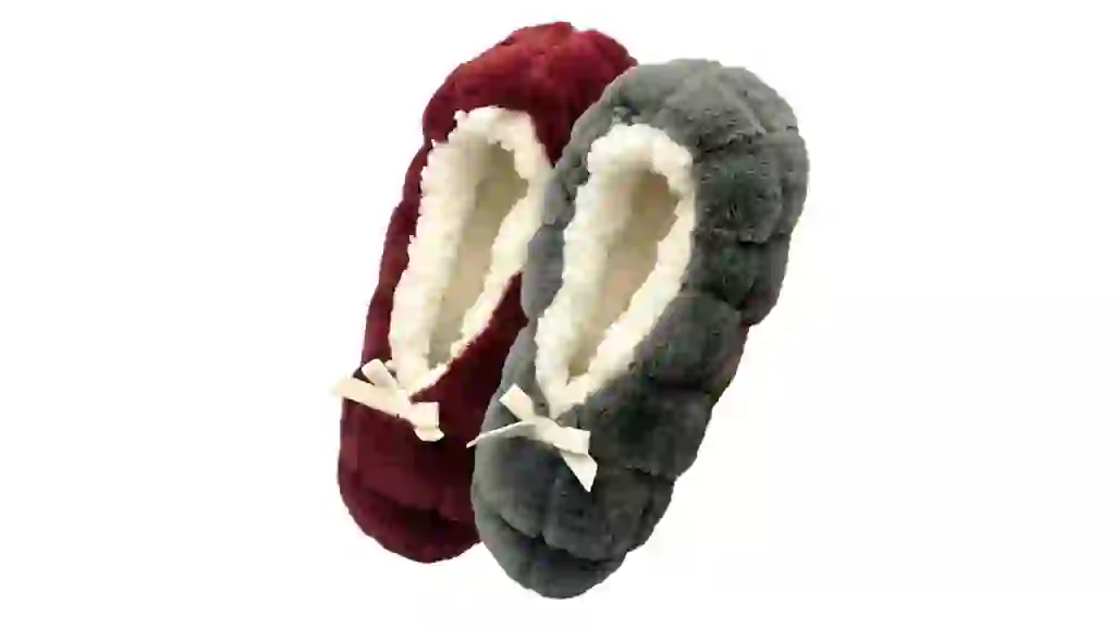 Brookstone Women's 2-Pack Cozy Slipper Sock