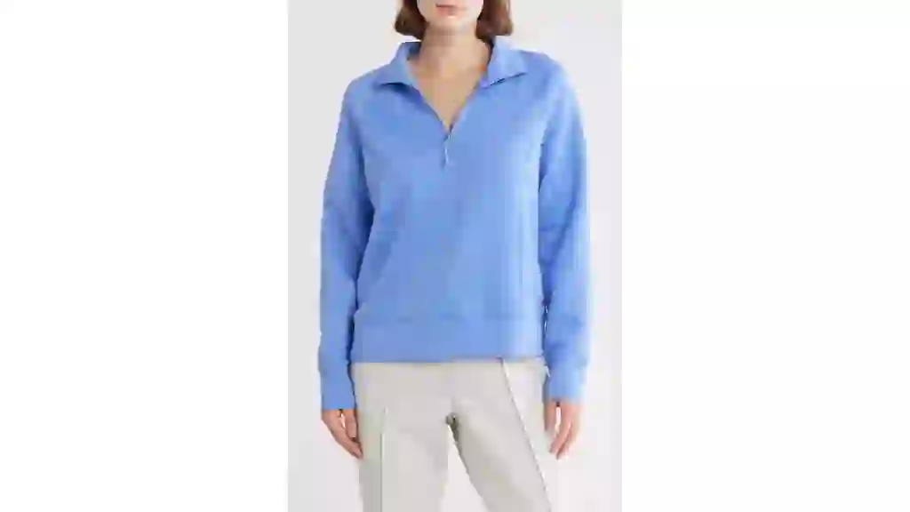 Stellar Scuba Knit Quarter Zip Pullover
