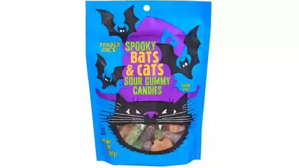 Spooky Bats & Cats Sour Gummy Candies