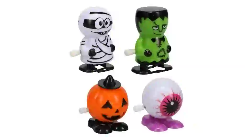 Plastic Halloween-Themed Wind Up Hopping Toys