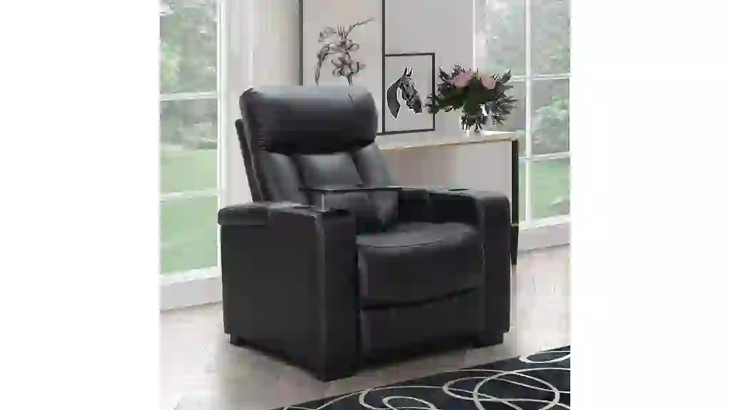 Larson Power Reclining Home Theater Chair With Tray