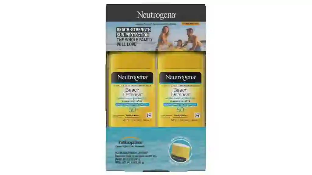 Neutrogena Beach Defense Broad Spectrum Sunscreen Stick, SPF 50+, 1.5 oz.