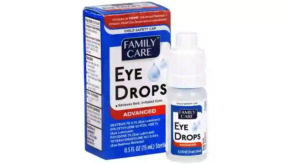 Family Care Advanced Formula Sterile Eye Drops, 0.5 oz. Bottles