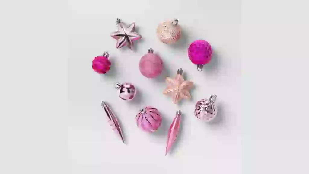 Wondershop 20-Count Christmas Mixed Finial Ornament Set Target