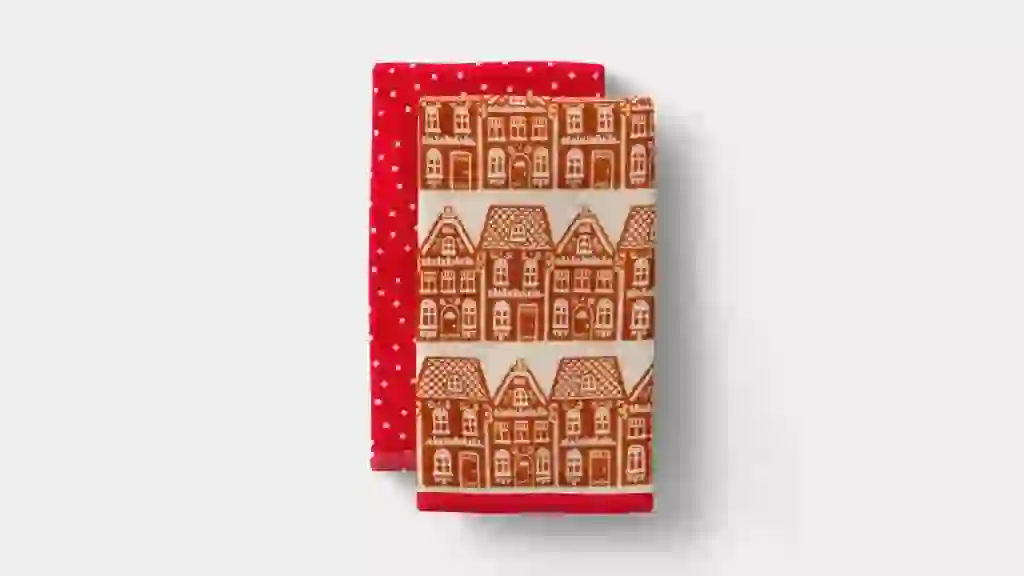 Wondershop Gingerbread House Hand Towel Set Target