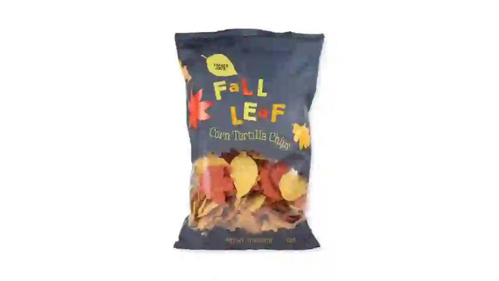 Fall Leaf Corn Tortilla Chips