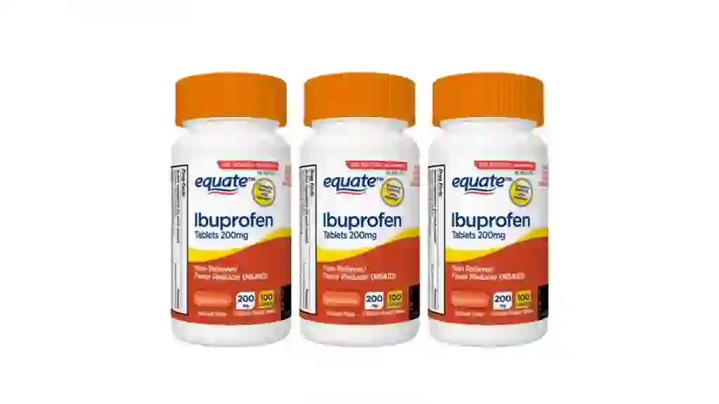 Ibuprofen pain reliever pills
