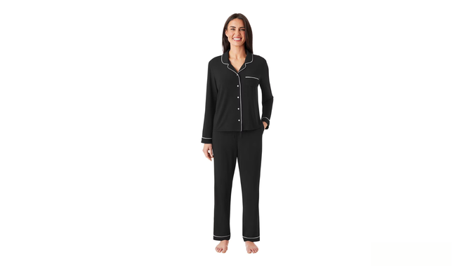 Member's Mark Women's Notch-Collar Pajama Set