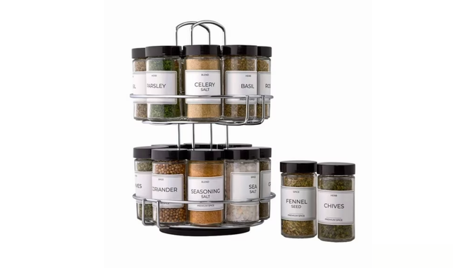revolving spice rack