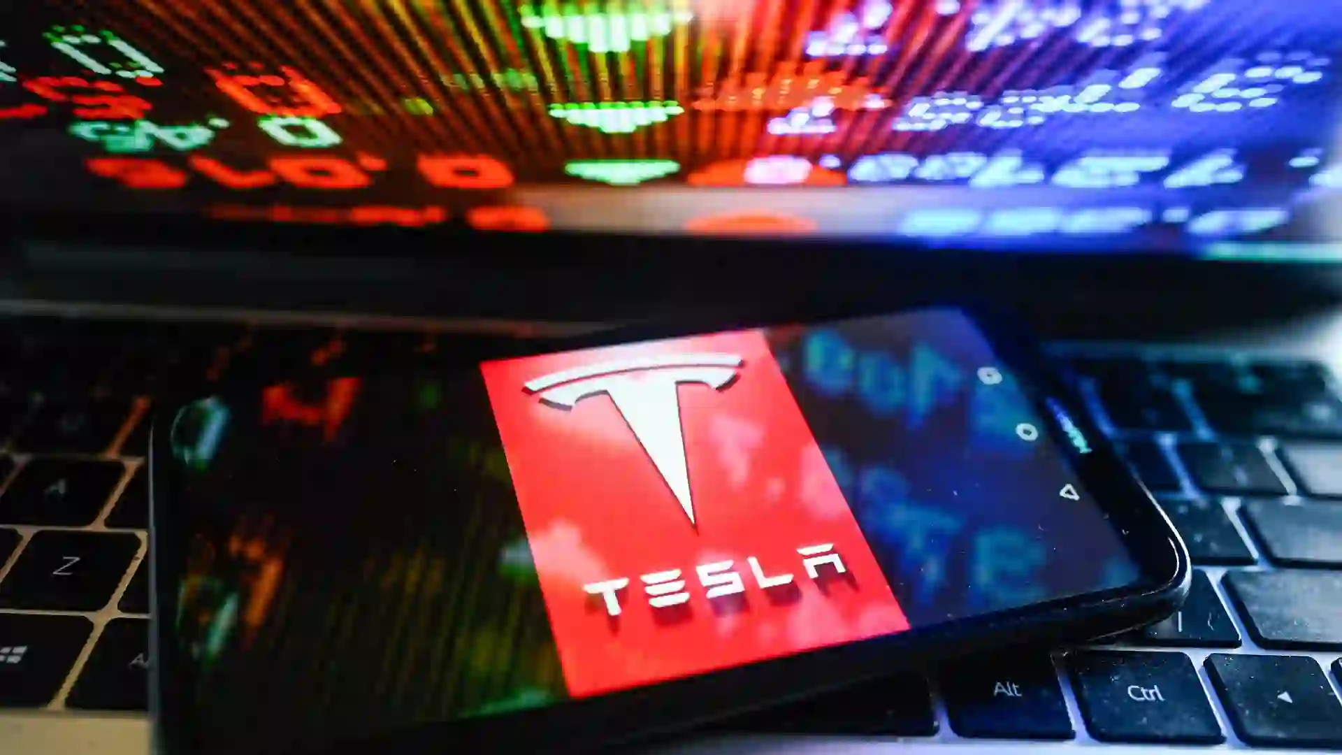 Logos displayed on smartphones in Poland - 30 Jan 2024