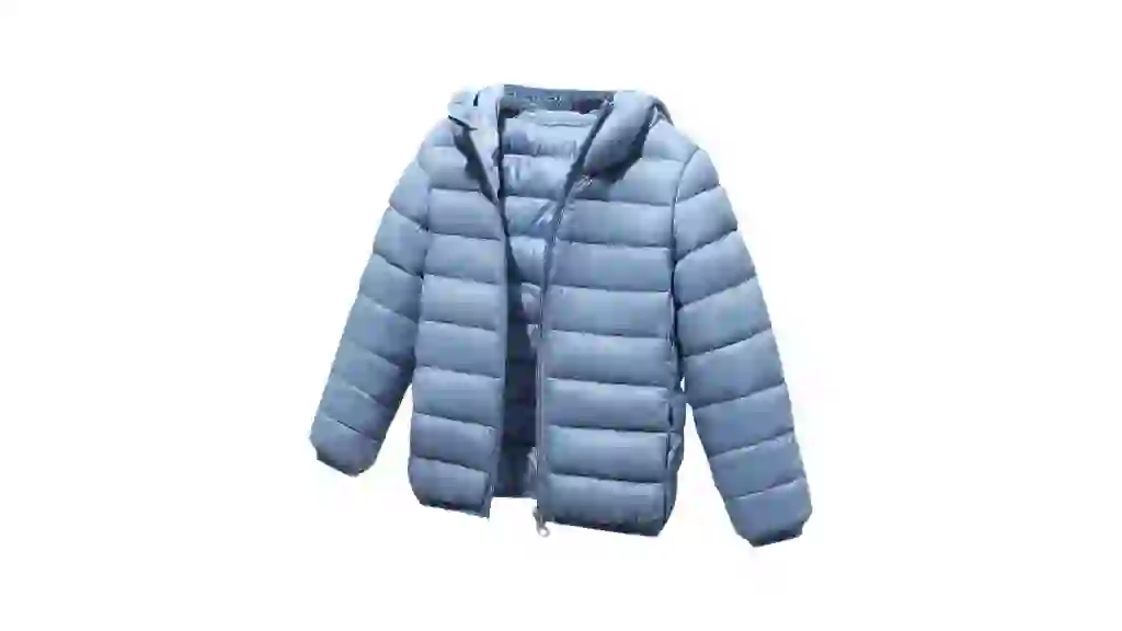 MKOSPLRT Puffer Jackets for Children Boy Girl Warm Winter Quilted Coats Full Zip Hooded Down Jackets Solid Thicked Outerwear with Pocket