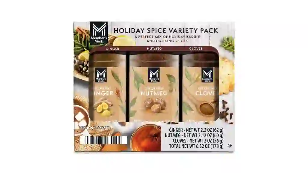 Member's Mark Holiday Baking & Cooking Spices, Variety Pack, 6.32 oz., 3 pk.