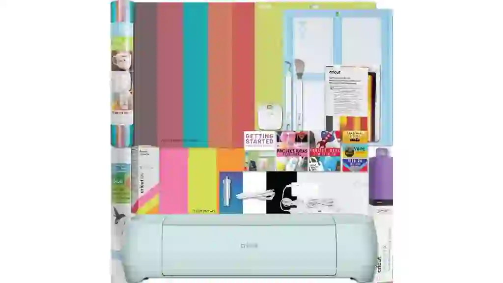 Cricut Explore 3 Craft Die-Cutting Machine Bundle, Ultimate Material Sampler Set